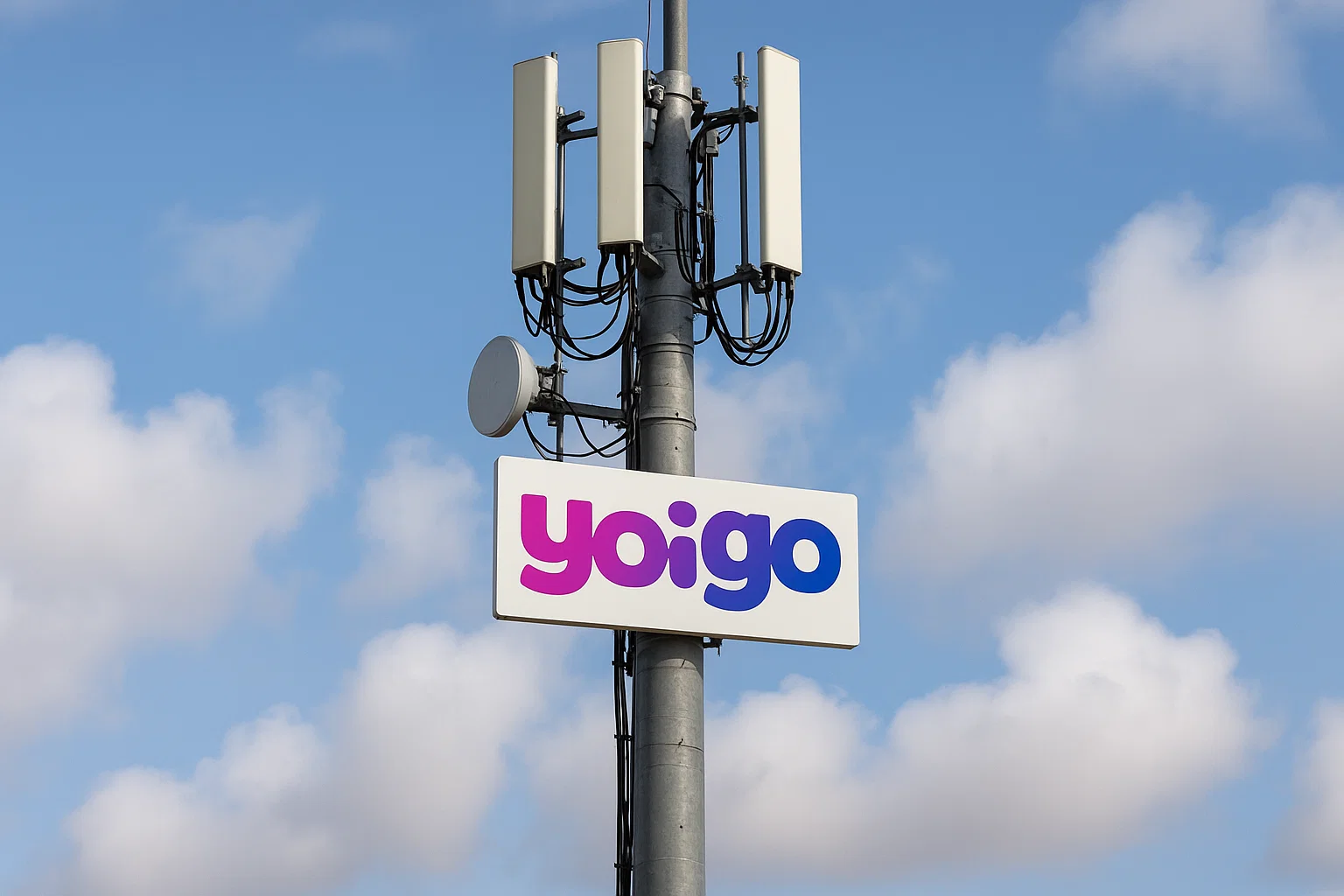 Antena de repetición de señal de Yoigo