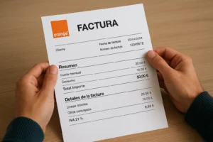 Factura de Orange
