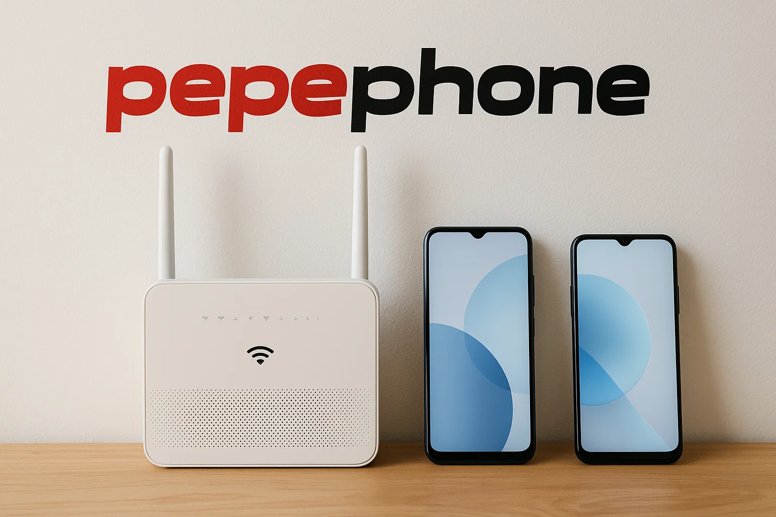 Fibra y dos moviles de Pepephone