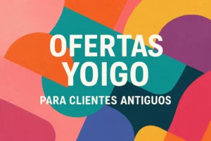 Diseño ilustra las ofertas de Yoigo que benefician a clientes antiguos