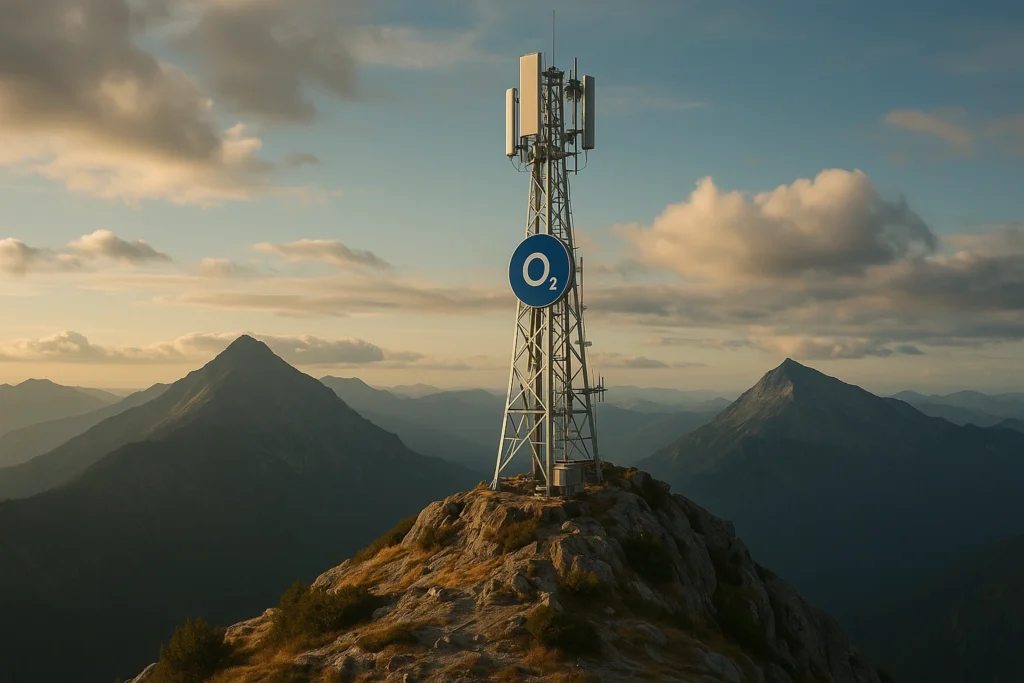 Antena de cobertura de O2