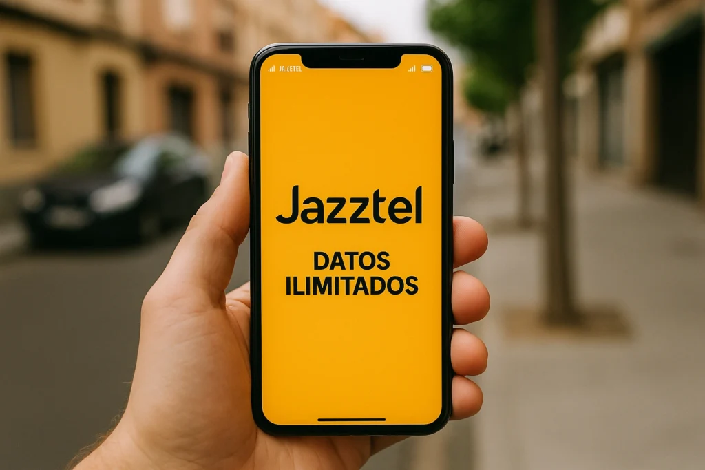 Movil con datos ilimitados de Jazztel
