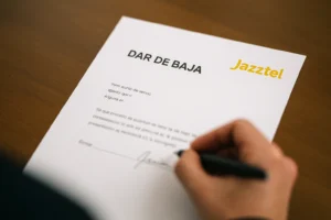 Persona da de baja Jazztel